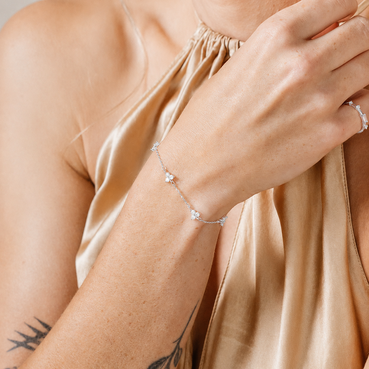 Mini Lily Diamond Bracelet