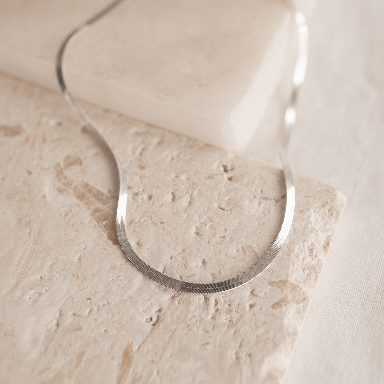 Thick Herringbone Necklace