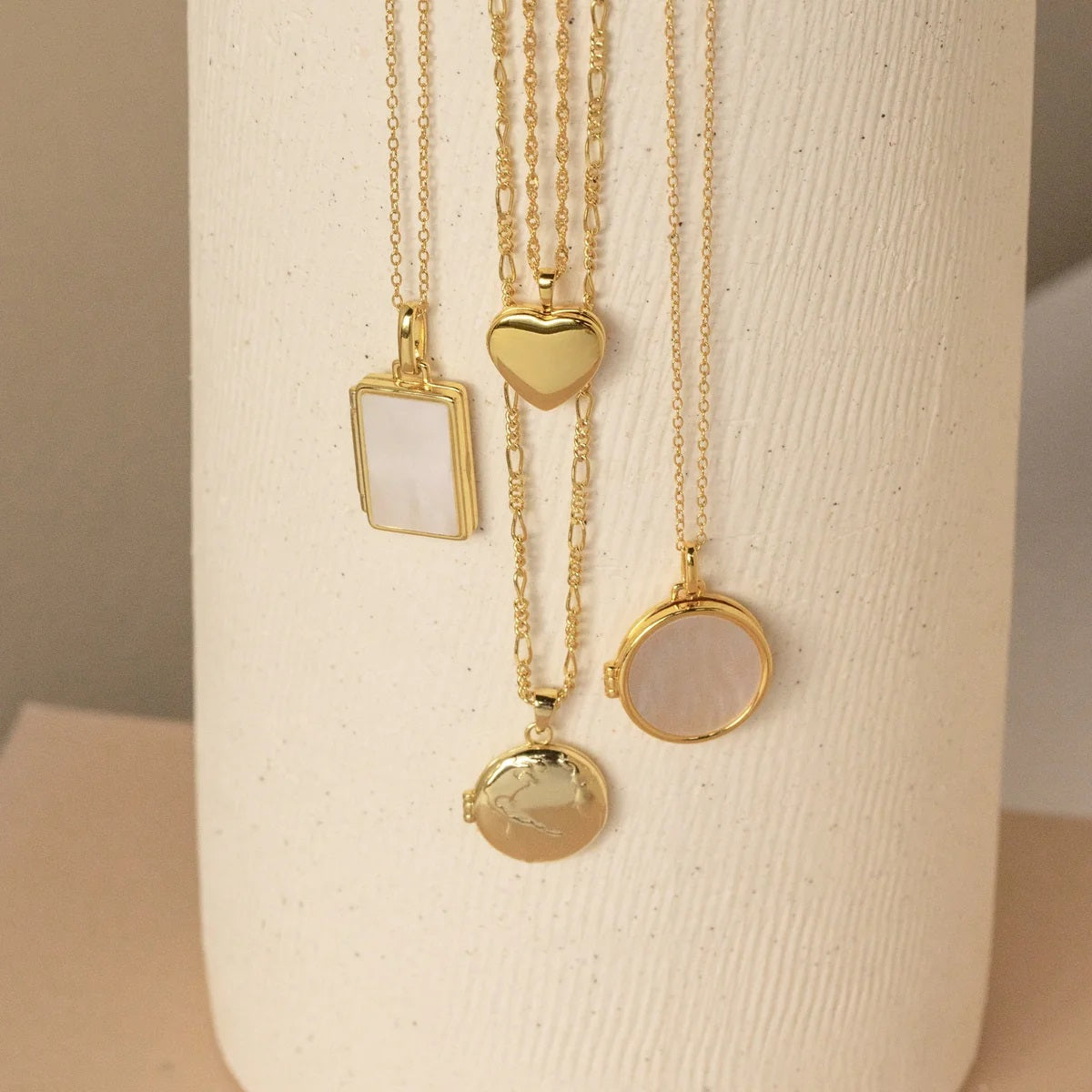 Nova Pearl Disc Necklace