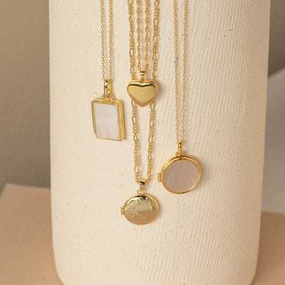 Nova Pearl Disc Necklace