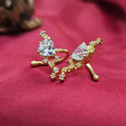 Julient Heart Ear Cuffs
