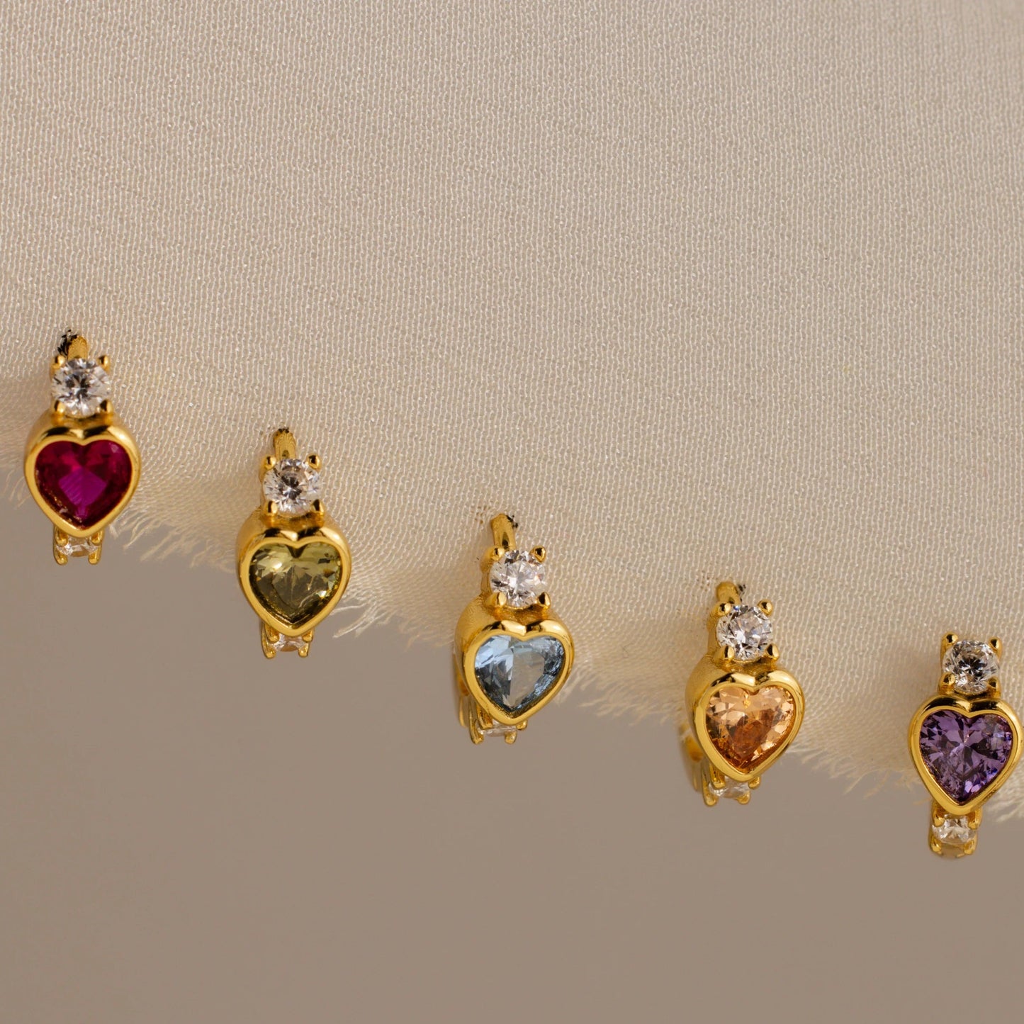 Dainty purple amethyst hoops perfect for everyday elegance