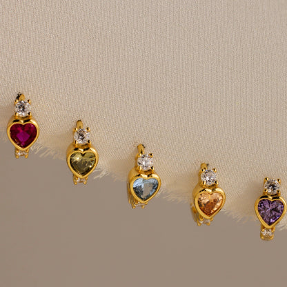 Dainty purple amethyst hoops perfect for everyday elegance