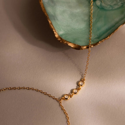 Handcrafted Ava Drop Chain Bracelet – sleek and feminine jewelry piece by LUXEZ Jewels.