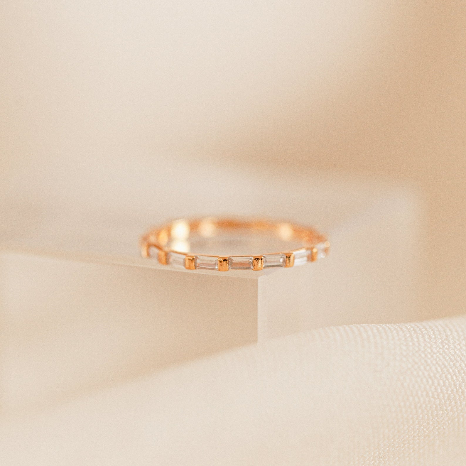 Baguette Eternity Ring 18K Gold