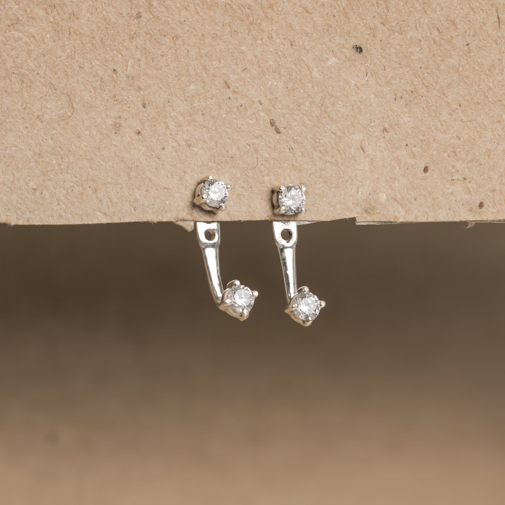 925 Silver Birthstone Ear Jackets