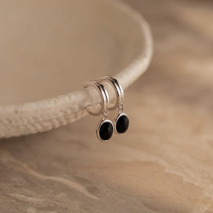 Black_Gemstone_Drop_Hoop_Earrings