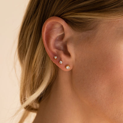 Booker Diamond Studs -3