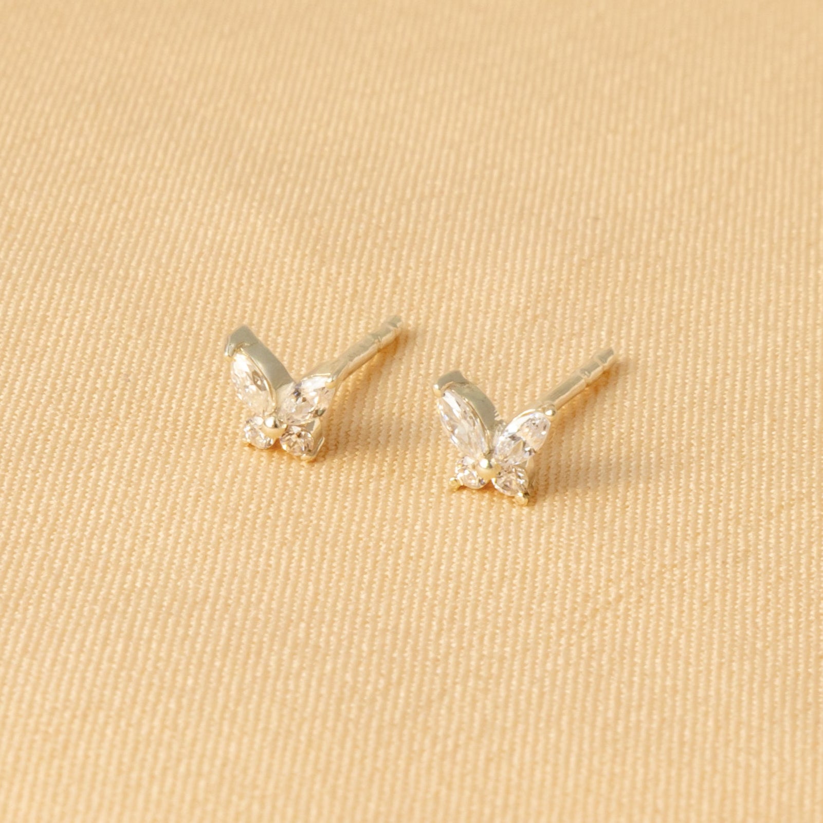 Butterfly Diamond Studs