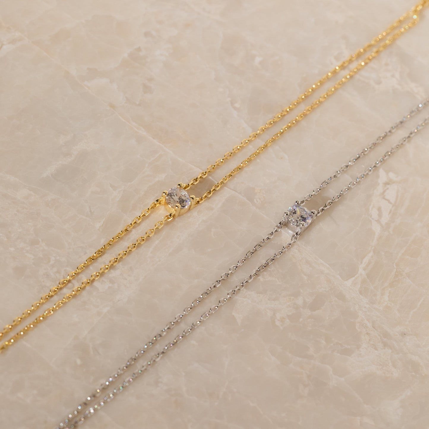 Double Chain Diamond Bracelet: Timeless Elegance