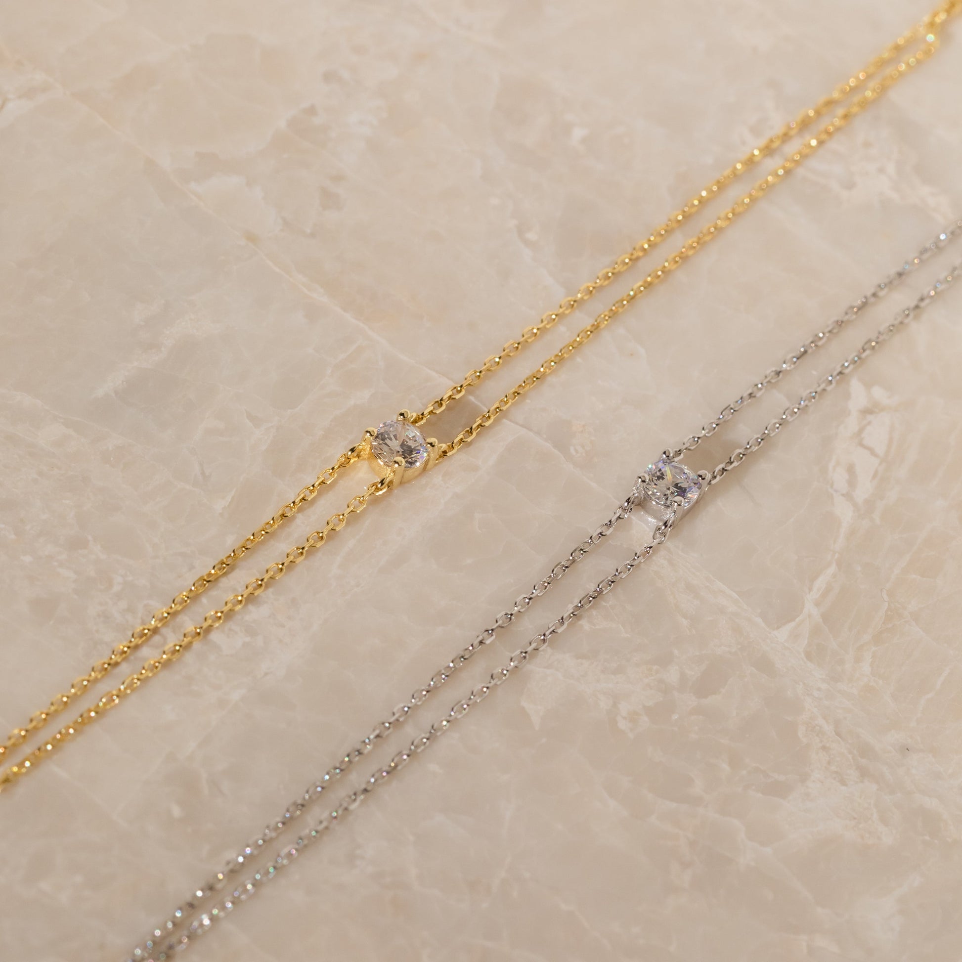 Double Chain Diamond Bracelet: Timeless Elegance