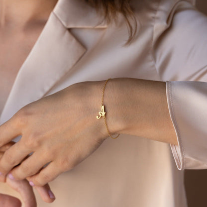 Custom Initial Bracelet: Personalized Elegance