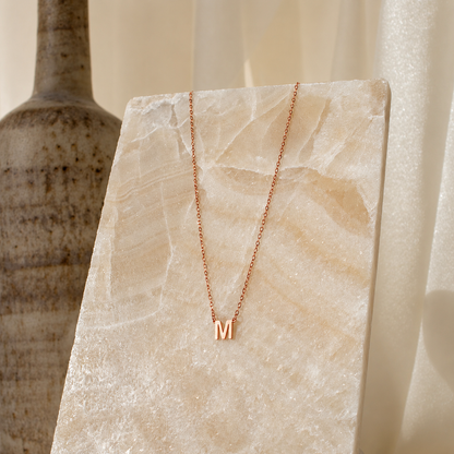 Alice Dainty Initial Necklace
