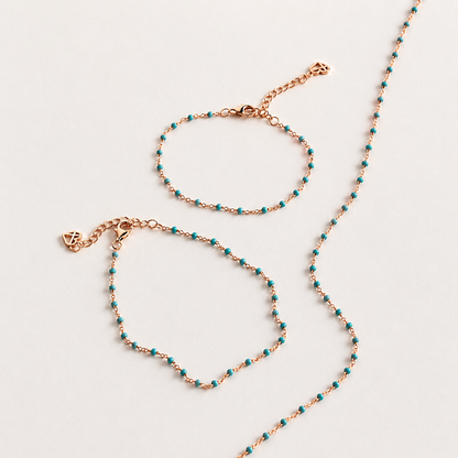 Turquoise Station Necklace