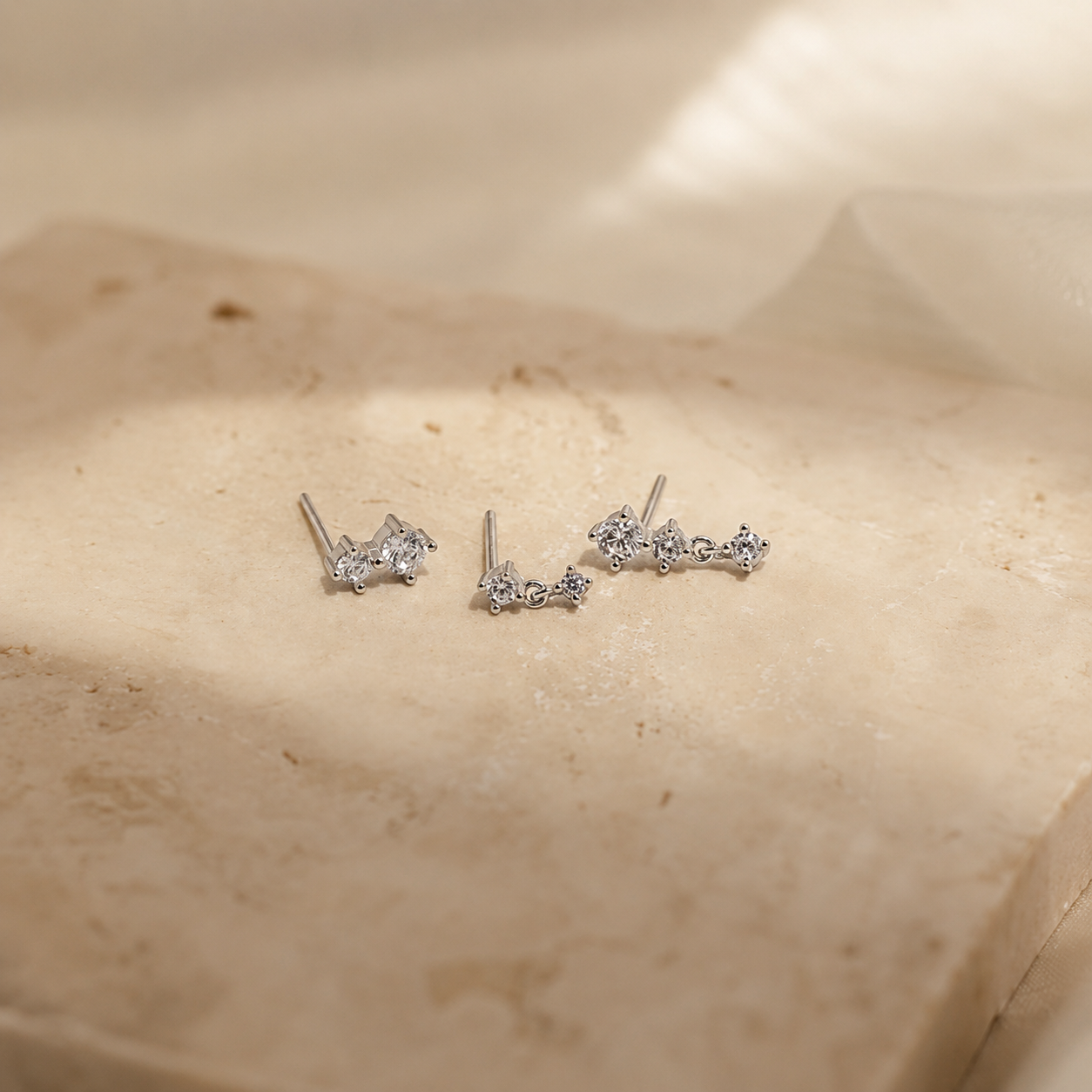 Aurora Trio Studs
