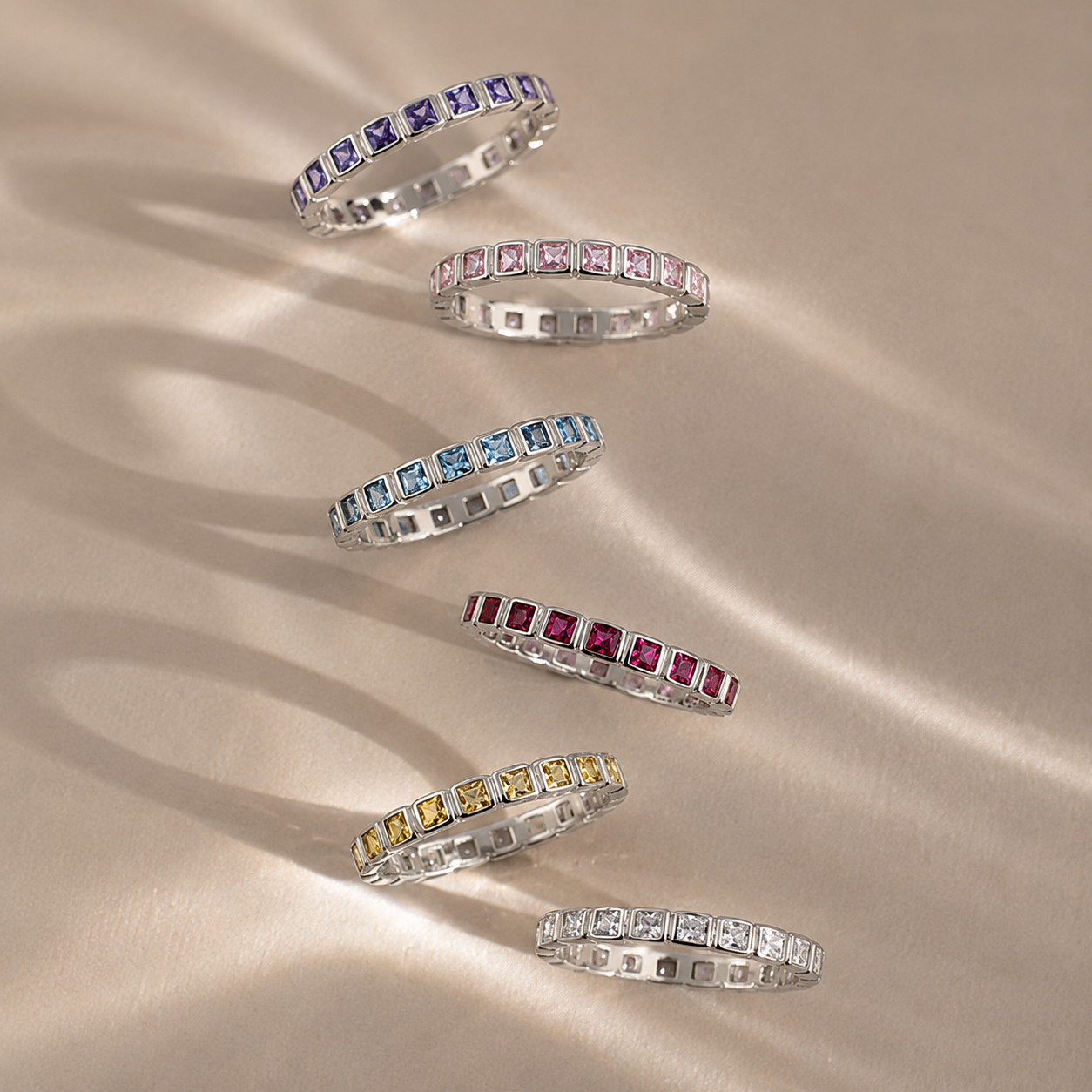 Alexandrite Infinity Bezel Ring