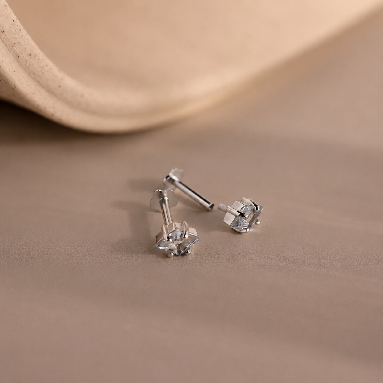 Twilight Rhombus Alexandrite Studs
