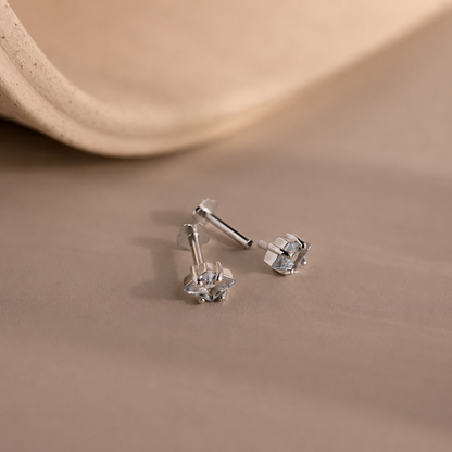 Twilight Rhombus Alexandrite Studs