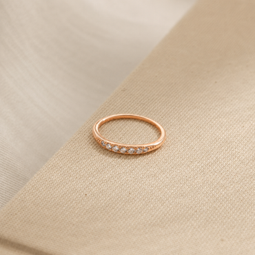 Opulent Lacework Pave Ring