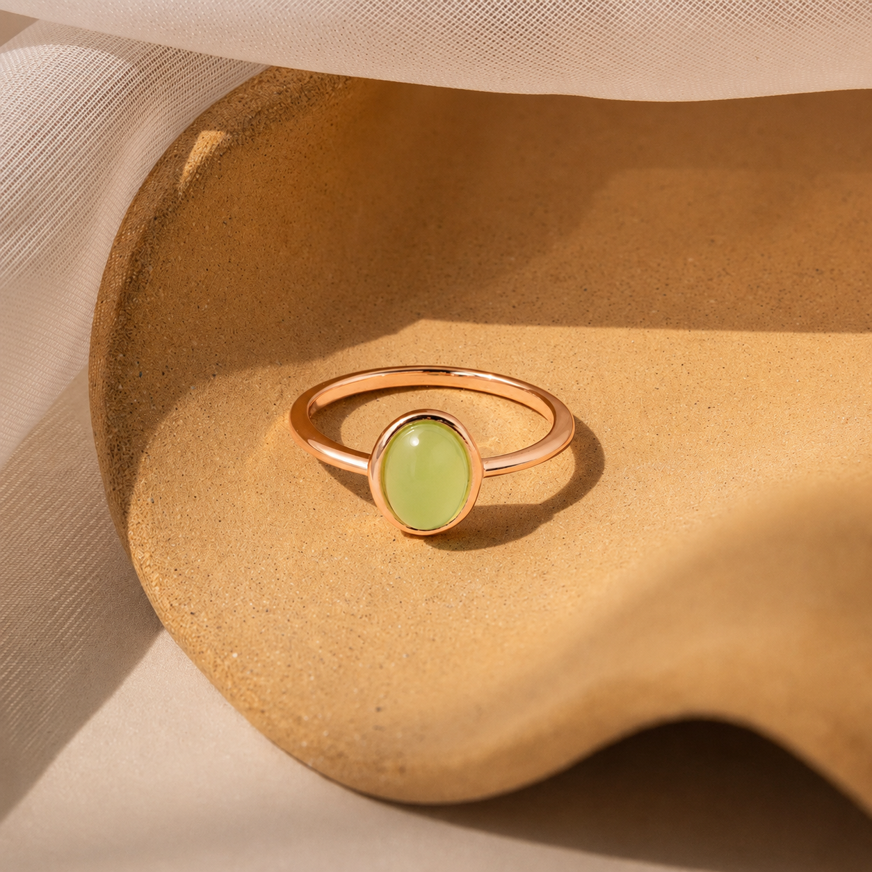 Jade Oval Ring