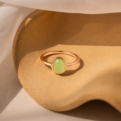 Jade Oval Ring