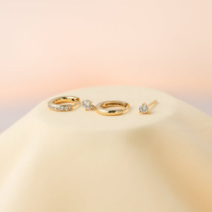 Diamond Earrings Set 