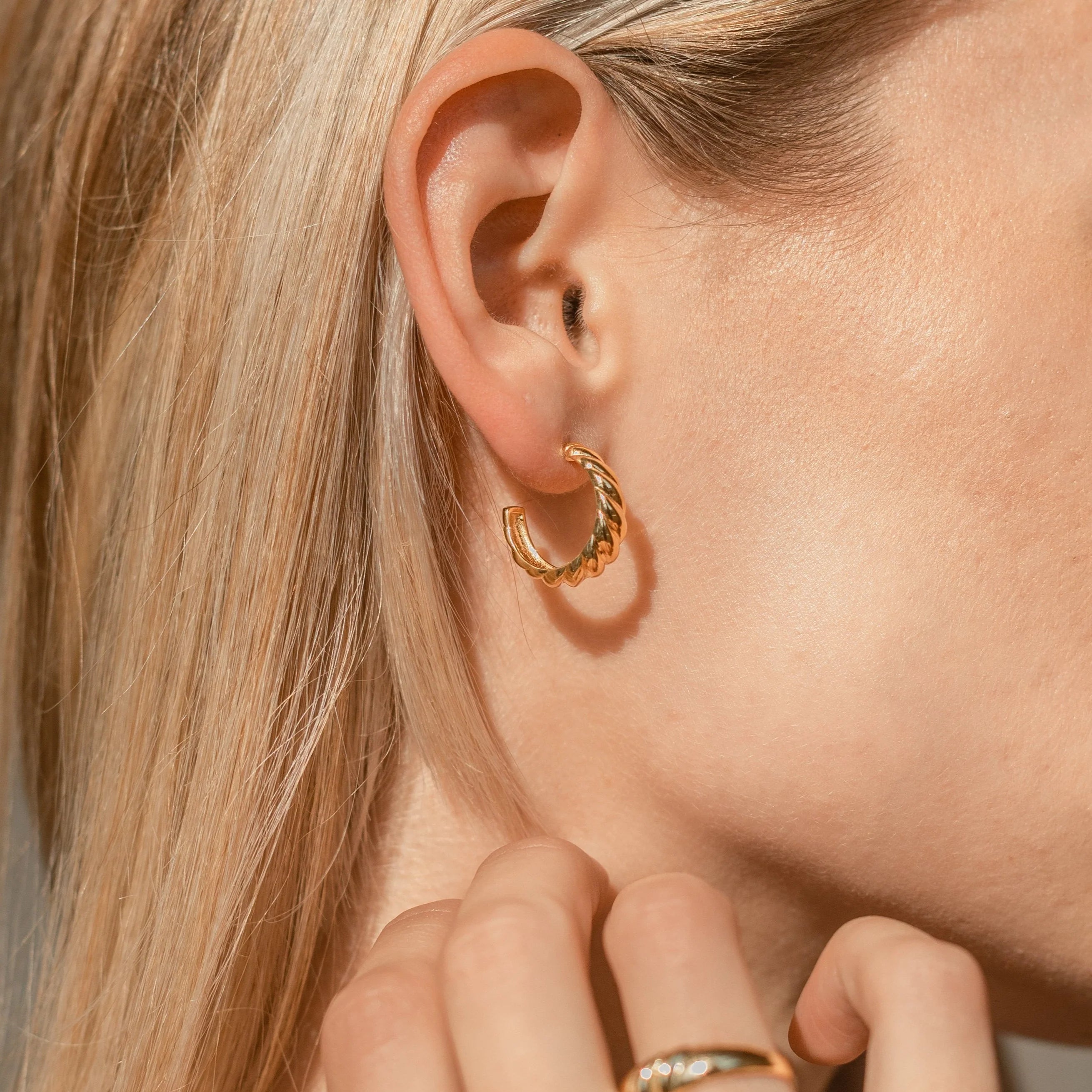 Croissant Twist Earrings