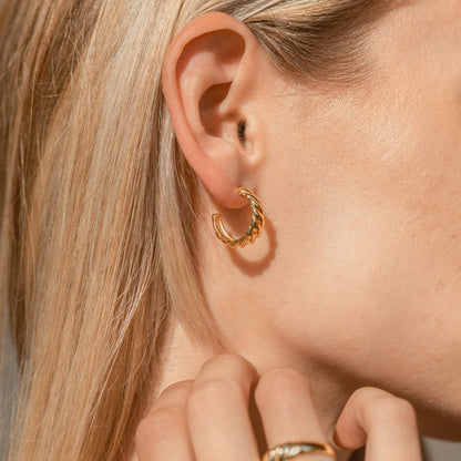 Croissant Twist Earrings