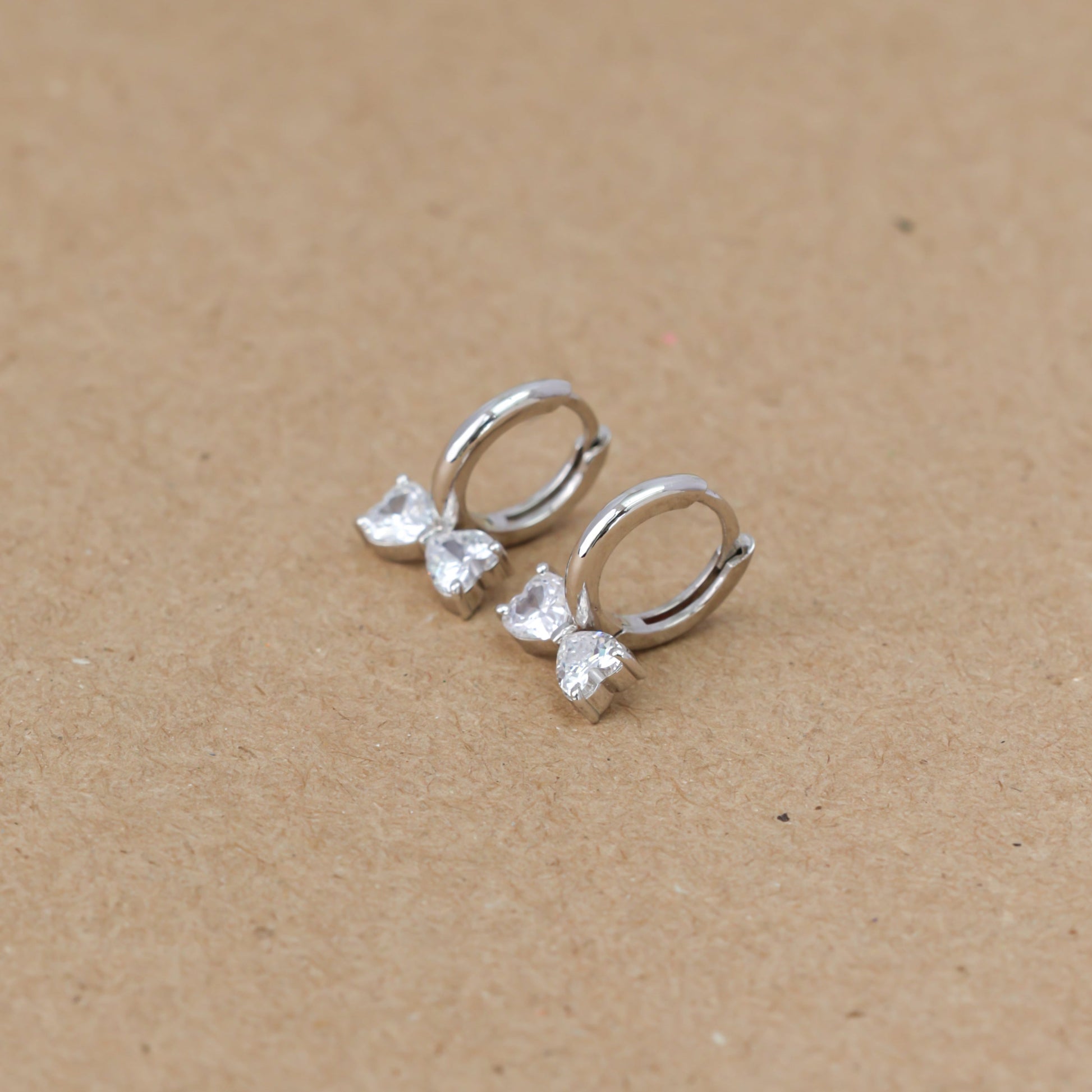 Stylist Diamond Bow Hug Earrings For Women/Girls