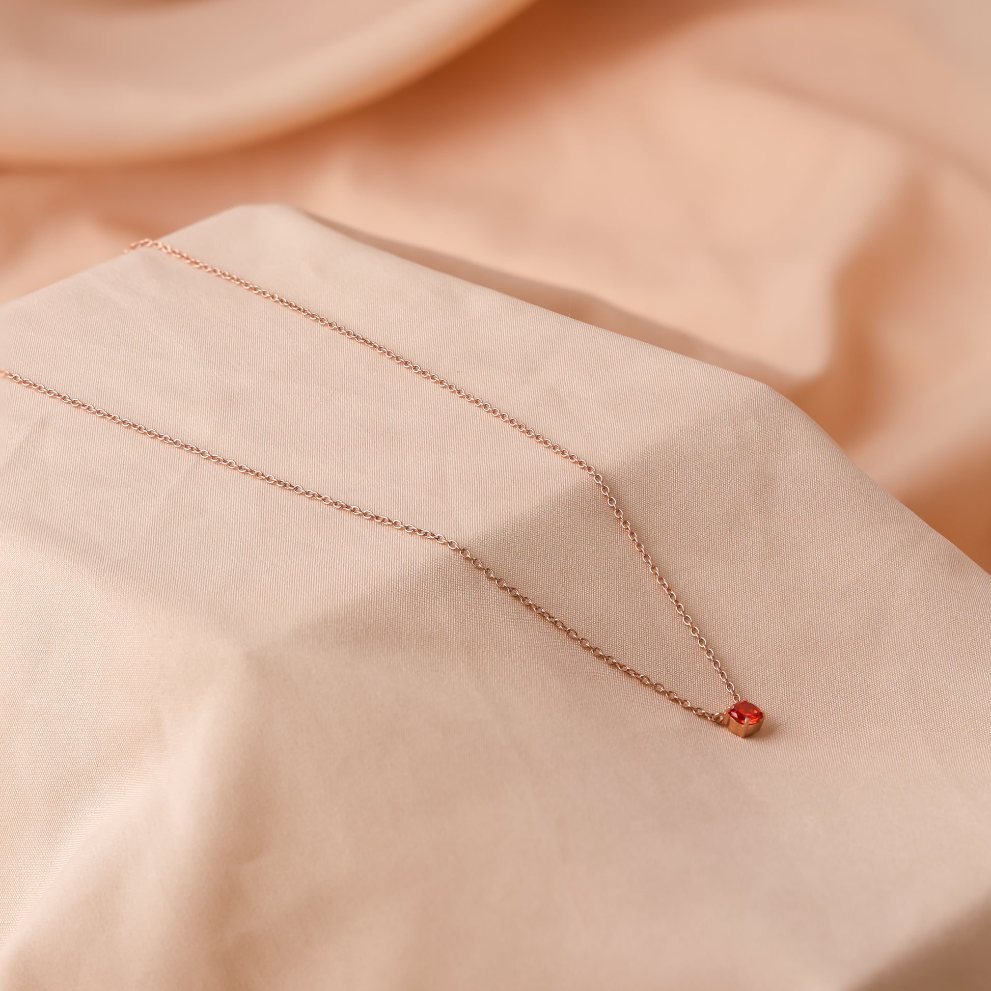 November Topaz Embrace Meaningful Simplicity with Dainty Birthstone Necklaces 