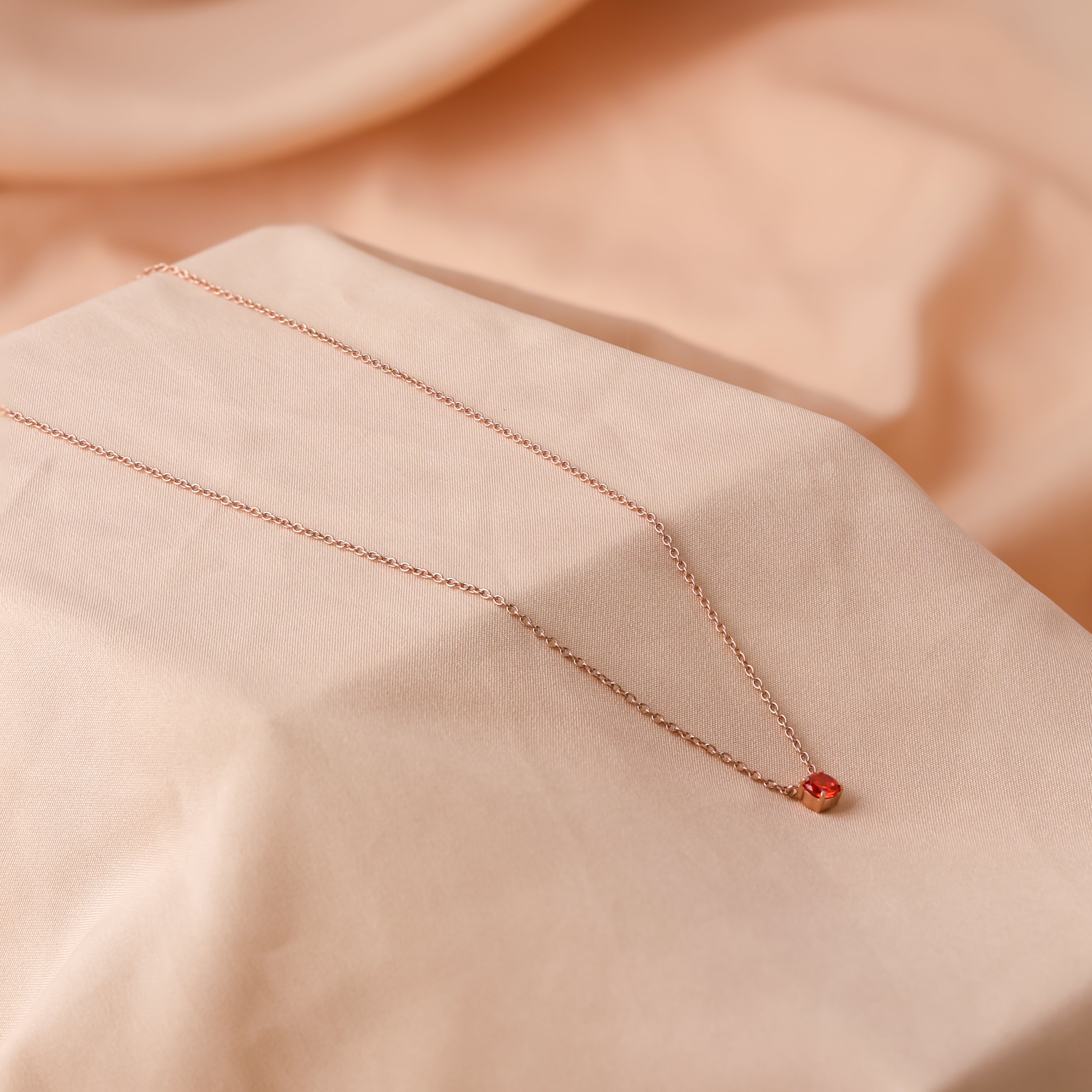 November Topaz Embrace Meaningful Simplicity with Dainty Birthstone Necklaces 