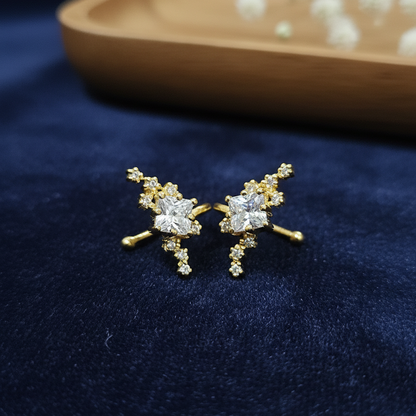 Princy Diamond Ear Cuffs