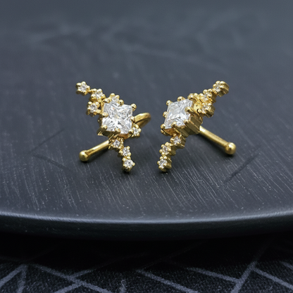 Princy Diamond Ear Cuffs