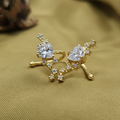 Triangle Diamond Ear Cuffs
