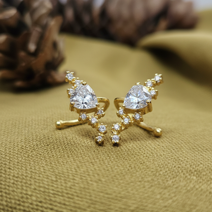 Triangle Diamond Ear Cuffs