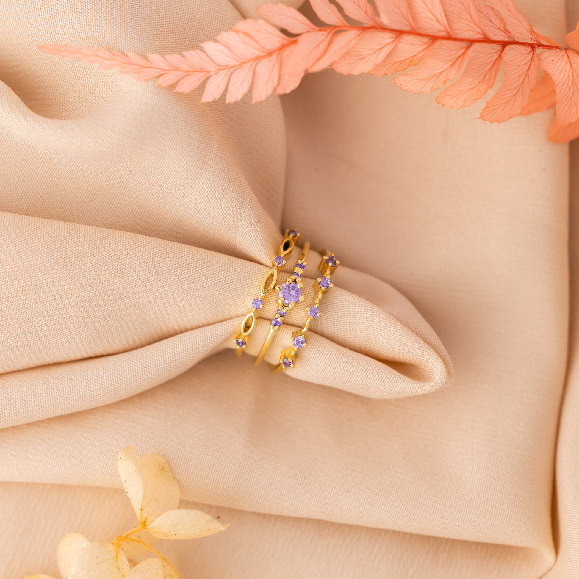 Stacking Ring Set For Women/Girls