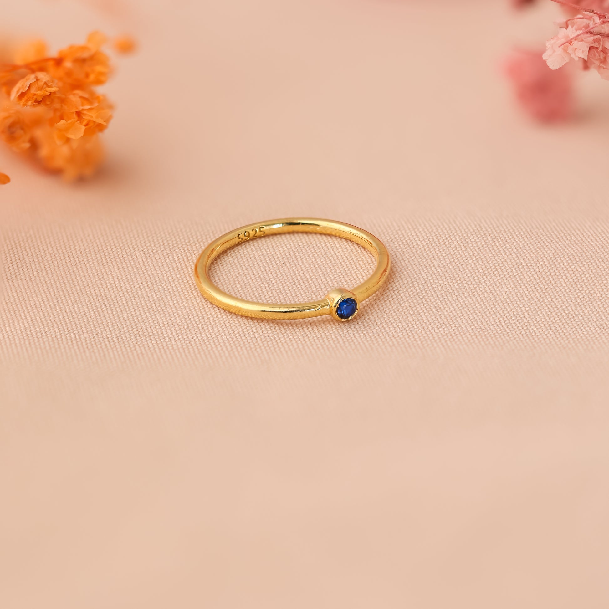 Special Birthstone Signet Ring For Women/Girls