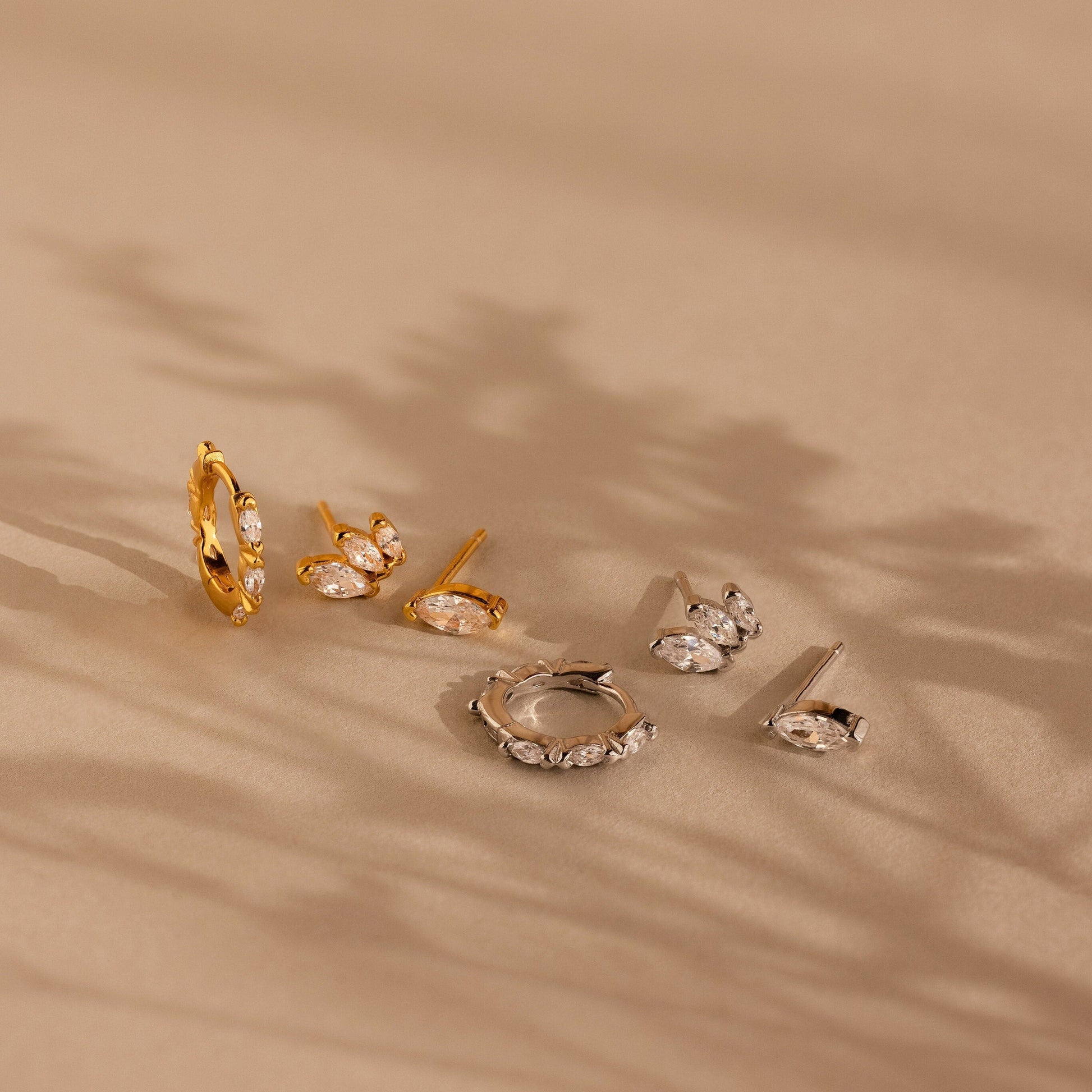 Marquise_Diamond_Earrings_Set_Gold_silver