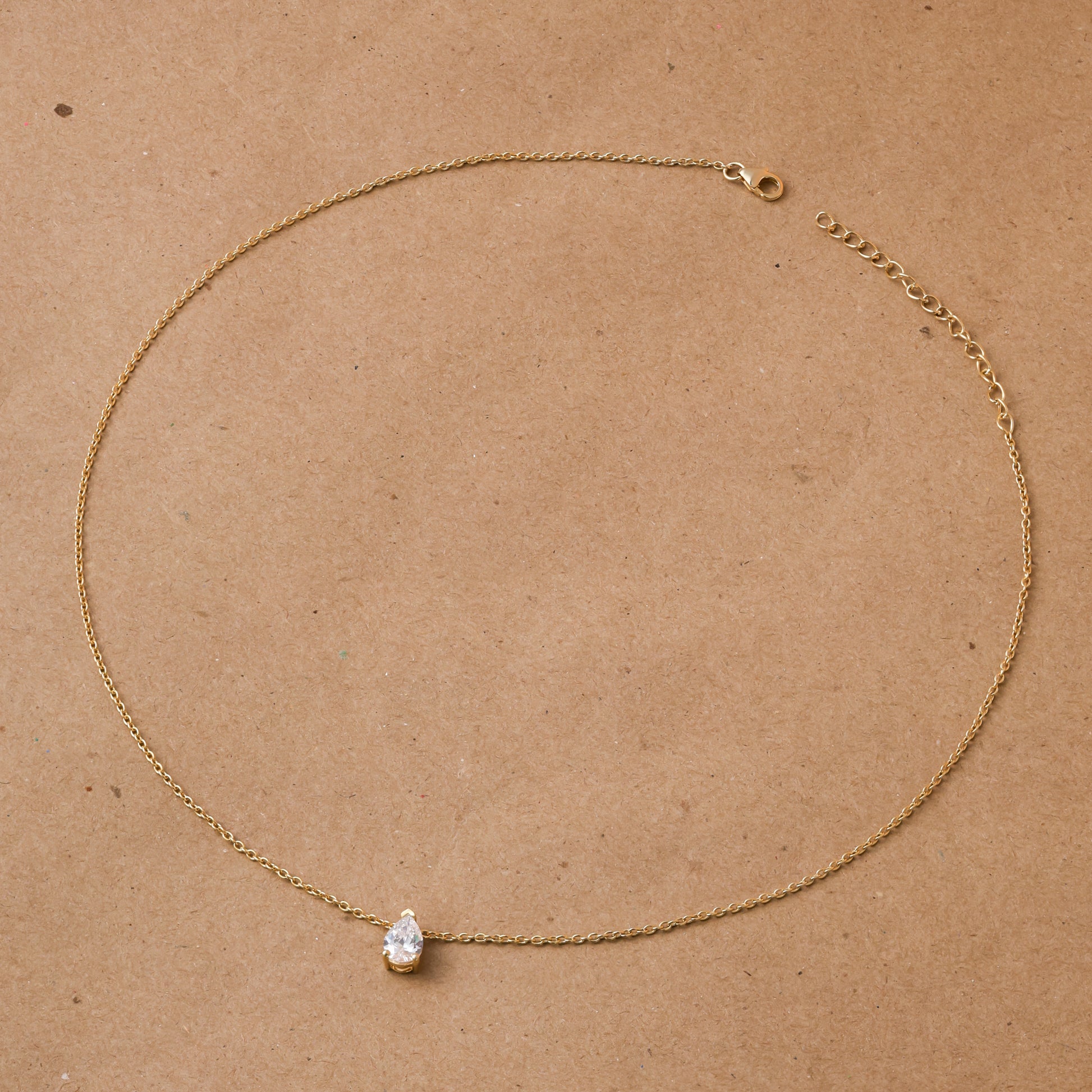 Gold Plated Diamond Necklace For Women/Girls