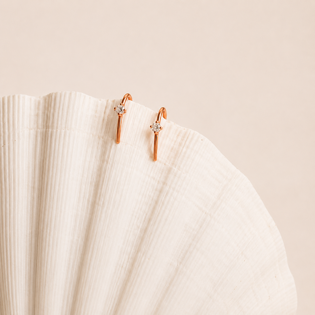 Rylee Diamond Wire Earrings