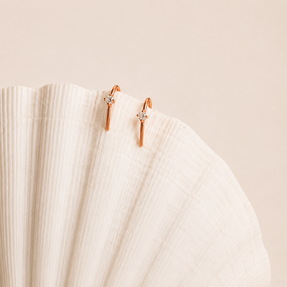Rylee Diamond Wire Earrings