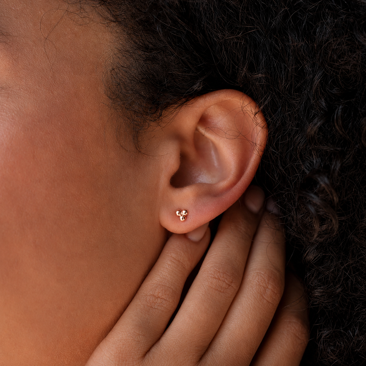 Trio Sphere Studs