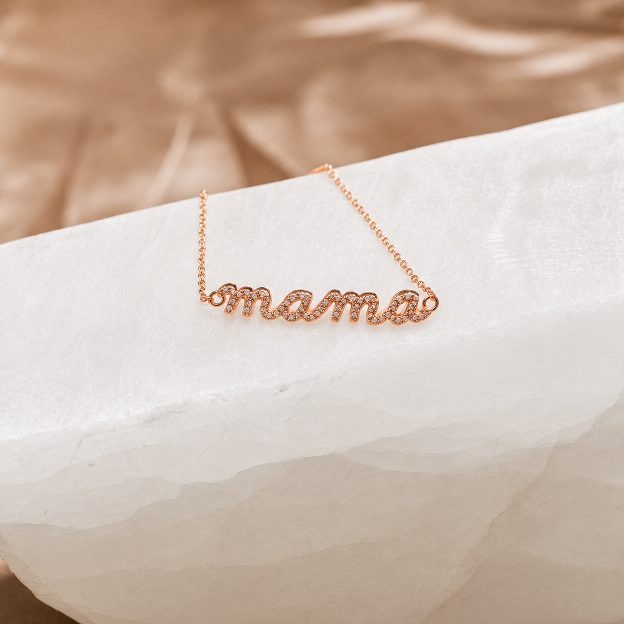 Mama Script Bracelet