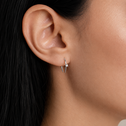 Rylee Diamond Wire Earrings