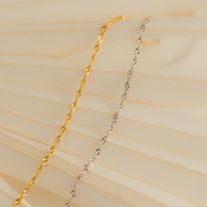 Singapore_Twist_Chain_Bracelet_front_view