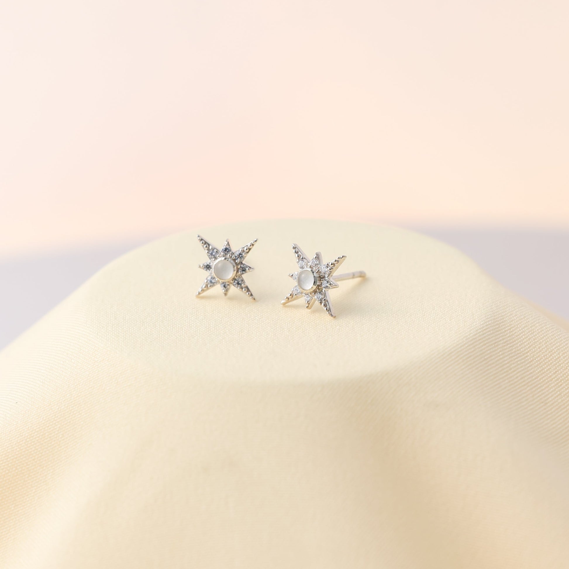Starburst Studs 925 Silver For Women/Girls