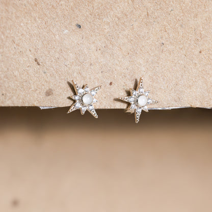 S 925 Starburst Studs For Women/Girls