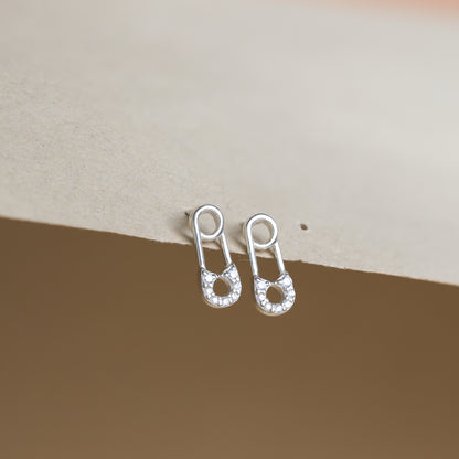 Safety Pin Studs For Women/Girls