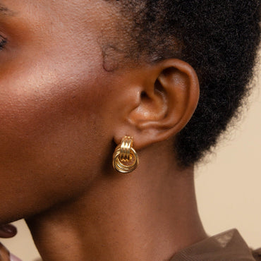 Triple_Knot_Earrings_side_view