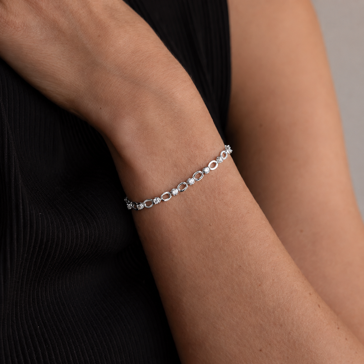 Diamond Chain Tennis Bracelet